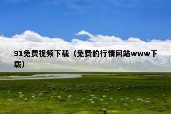 91免费视频下载（免费的行情网站www下载）